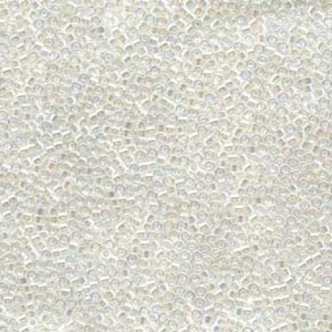 11/0 Delica Seed Beads - Crystal AB - 50gm Bulk Pack
