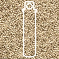 11/0 Delica Seed Beads - Galvanised Semi-Frosted Mead - 7.2gm