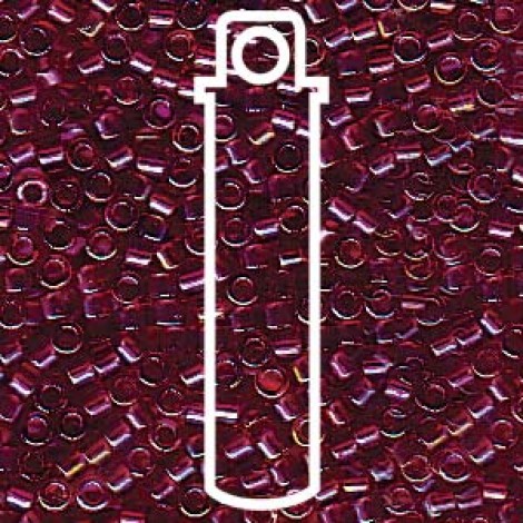 11/0 Delica Seed Beads - Fuchsia Lined Amethyst - 7.2gm