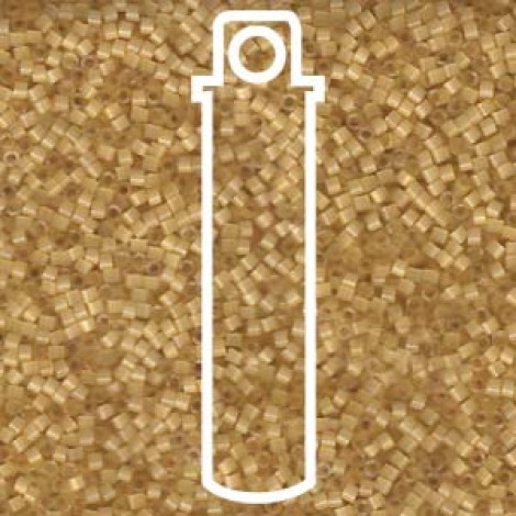 11/0 Delica Beads - Dyed Light Apricot Silk - 6.8gm