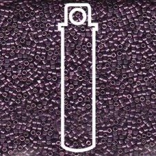 11/0 Delica Beads - Duracoat Galvanised Eggplant - 7.2gm