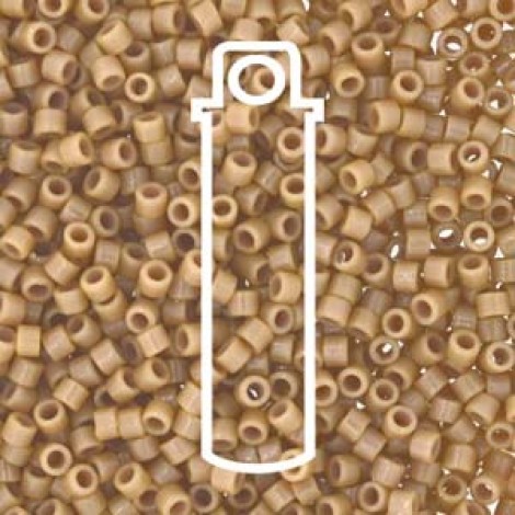 11/0 Miyuki Delica Beads - Duracoat Opaque Beige - 7.2gm 11/0 Miyuki Delica Beads - Duracoat Opaque Beige - 7.2gm