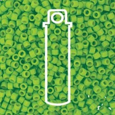 11/0 Delica Seed Beads - Duracoat Opaque Kiwi - 7.2gm