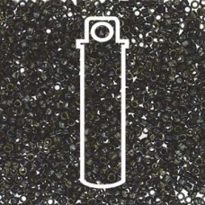 11/0 Delica Seed Beads - Matte Picasso Smoky Black - 7.2gm