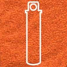11/0 Delica Seed Beads - Opaque Orange - 7.2gm