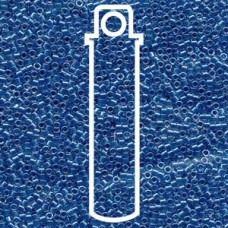11/0 Delica Seed Beads - Sparkling Cerulean Blue Lined Crystal - 7.2gm