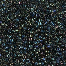 10/0 Miyuki Delica Seed Beads - Metallic Forest Green Iris - 7.2gm