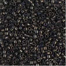 10/0 Miyuki Delica Seed Beads - Metallic Brown Iris - 7.6gm