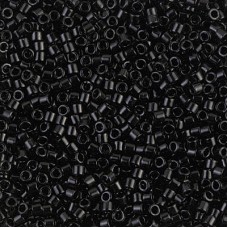 10/0 Miyuki Delica Seed Beads - Black - 100gm Factory Pack