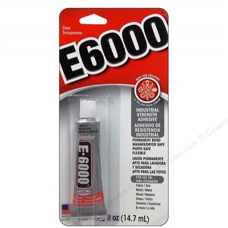 E6000 Clear Industrial Strength Adhesive - 0.5oz/20.1gm