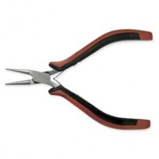 Beadsmith Super Fine Ergo Round Nose Pliers - Red + Black