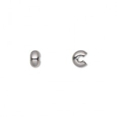 5mm Stainless Steel Crimp Bead Covers - Pack of 10