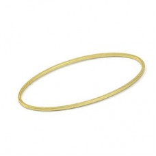 40x20x0.8mm Raw Brass Oval Shaped Connector Links - Pack of 2