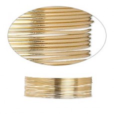 24ga (0.5mm) 12Kt Dead Soft Gold-Filled Wire - 5ft (1.52m)