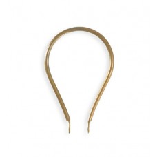 35x22mm Vintaj Antique Copper Plated Teardrop Hoop - Each