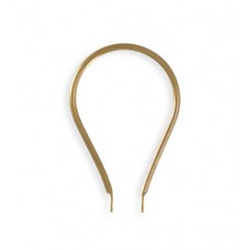 35x22mm Vintaj Antique Brass Plated Teardrop Hoop - Each