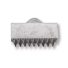 15mm Ribbon End Crimps - 304 Stainless Steel - Pack of 2 Pair