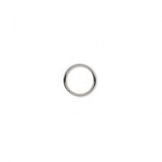 9mm OD (7.5mm) 20ga Gunmetal Plated Open Round Jumprings - Pack of 50