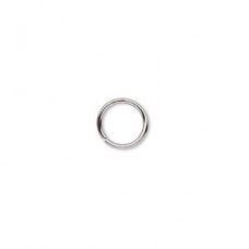 9mm OD (7mm ID) 18ga Gunmetal Plated Open Round Jumprings -Pack of 50