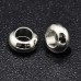 7x3mm Silver Plated Spacers w-3.5mm hole