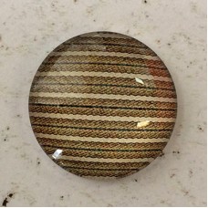 25mm Art Glass Backed Cabochons - Linen & Lace 7 - Each