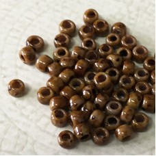 8/0 Toho Seed Beads - Hybrid Opaque Lavender Picasso - 10gm