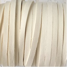 3mm (1/8in) White Deerskin Lace Cord - 50ft (15.24m) Spool