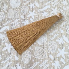 65mm Slim Silk Tassels - Camel - Pack of 2