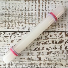 22cm Non-Stick Roller with Size Guides for polymer clay or cake decorating