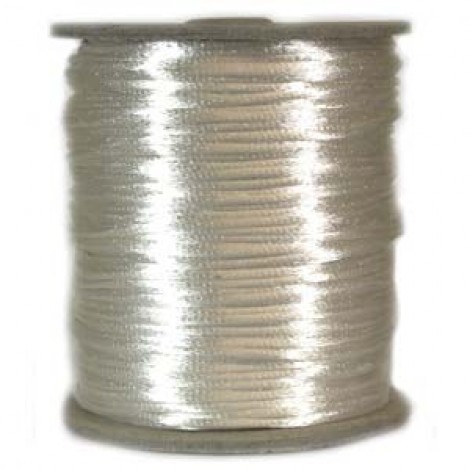 2mm Ivory Rattail Satin Cord - 5 metres 2mm Ivory Rattail Satin Cord - 5 metres