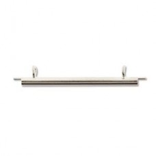 35mm Miyuki Slide Tube Clasps - Silver Plated - Pack of 2