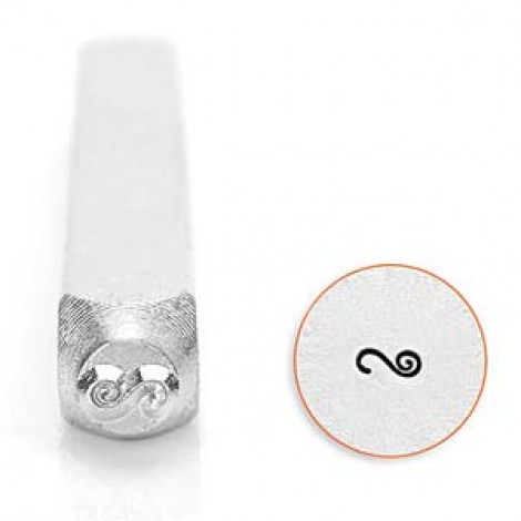 ImpressArt Design Stamp - 3mm Flourish J ImpressArt Design Stamp - 3mm Flourish J