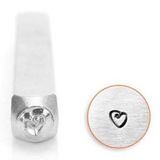ImpressArt 3mm Fat Heart Design Stamp