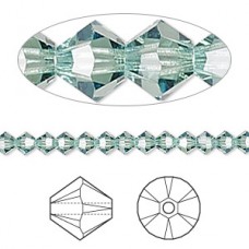 4mm Swarovski 5328 Faceted Bicones - Erinite - Pack of 10