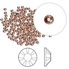 1.9mm SS5 Swarovski Crystal Flatbacks - Rose Peach - Pack of 20