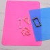 14.5x10.5cm Small Pink Food Grade Silicone Resin Table Mat
