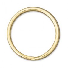 24mm OD Gold Plated Split Ring-Keyrings - Pack of 10