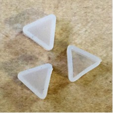 7mm Triangle Silicone Tiny Bead Mould - per pair