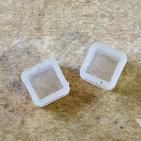 5mm Square Cube Silicone Tiny Bead Mould - per pair