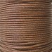 2mm Polyester Braided Faux Snakeskin Round Cord - Brown