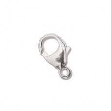 11x7mm Sterling Silver Trigger Parrot Clasp with Loop - Each