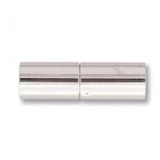 23.3x6.9mm (6mm ID) Beadsmith 304 Stainless Steel Twist & Lock Tube Clasps - Each