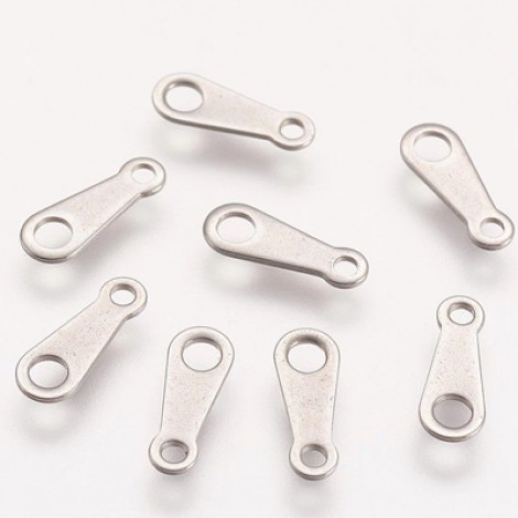 10x4mm Stainless Steel Chain Tabs