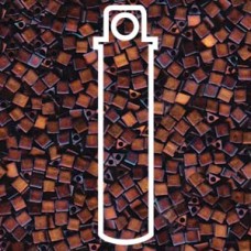 10/0 Miyuki Sharp Triangle Seed Beads - Matte Metallic Dark Raspberry - 10gm