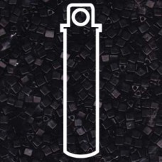 8/0 Miyuki Japanese Sharp Triangles - Matte Black - 7gm