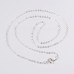 20" (50cm) Silver Plated Brass 1.5mm Fine Flat Cable Necklace Chains