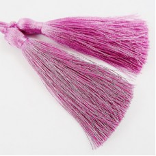 77mm Turkish Silk Thread Long Tassels - Luscious Lavender - Each