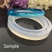 73.5x18.5mm (55-57mm ID) Silicone Faceted Bangle Resin Mould