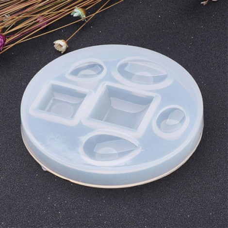 Mixed Shape Food Safe Silicone Domed Cabochon Mould - 15-22mm