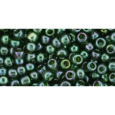 6/0 Toho Seed Beads - Gold Lustered Emerald - 12.5gm